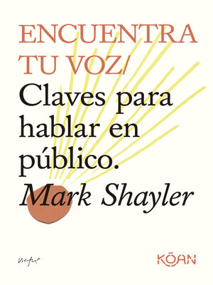 cover image of Encuentra tu voz